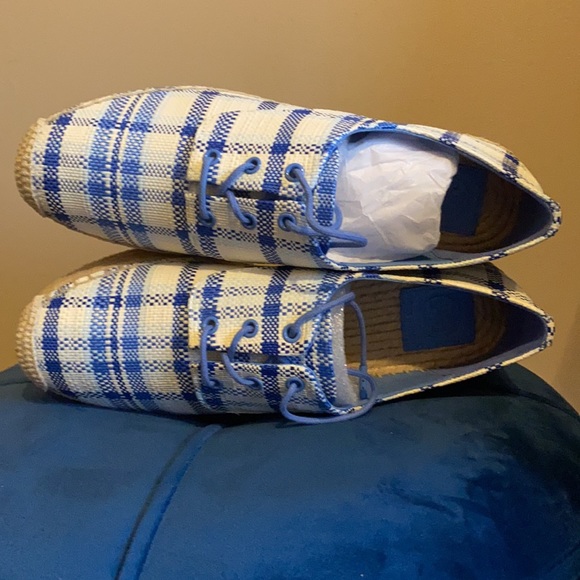 Florence 40MM Platform Platform Espadrilles-Textile Plaid - Picture 6 of 10